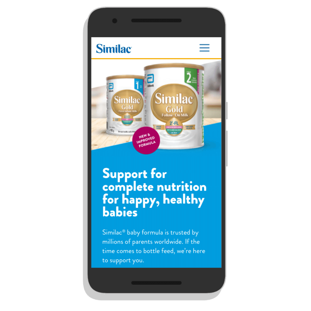 Similac smartphone