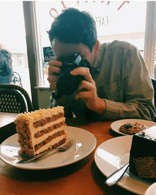 Harry and his cake